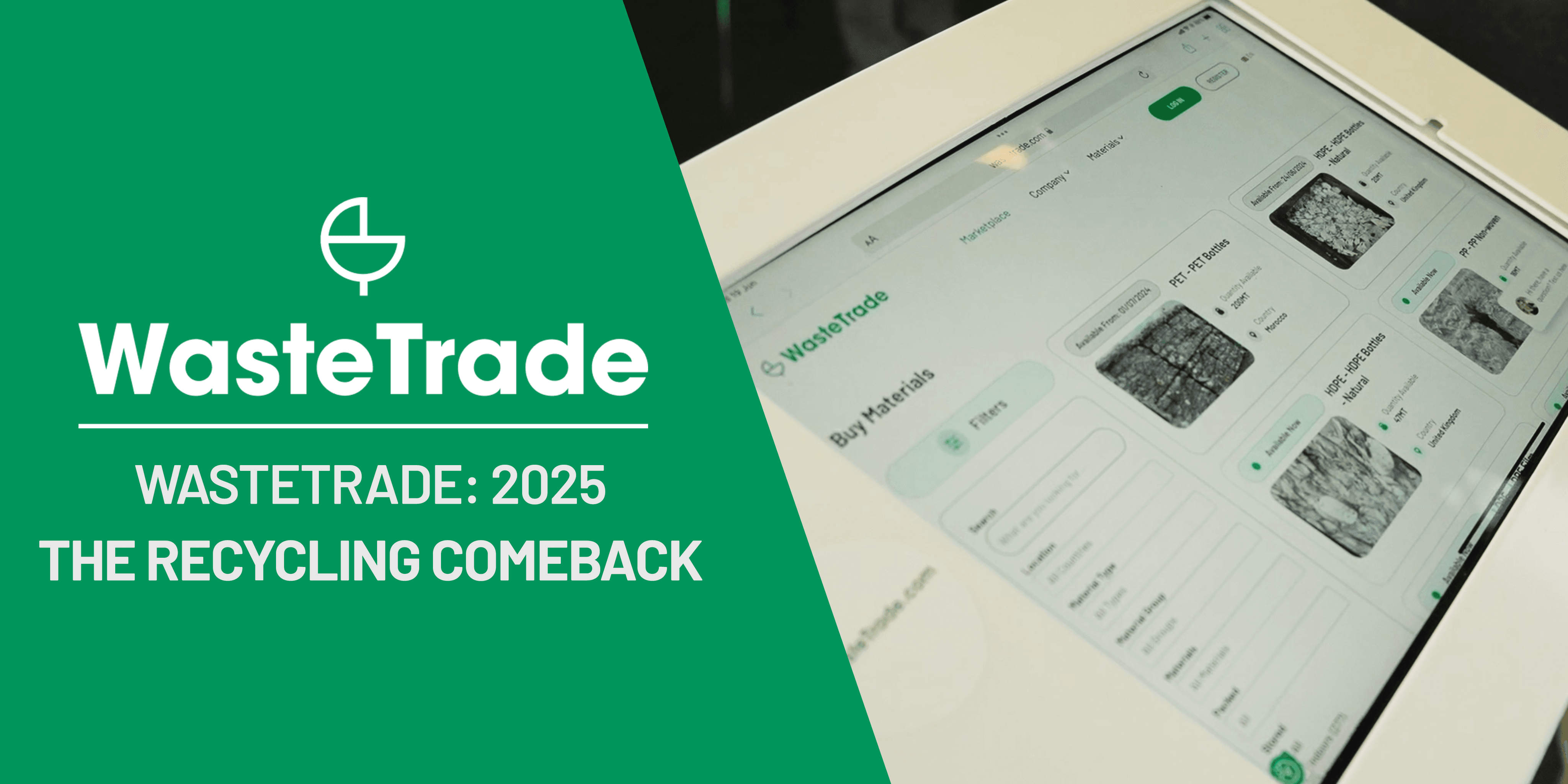 2025: The Recycling Industry is Booming on WasteTrade