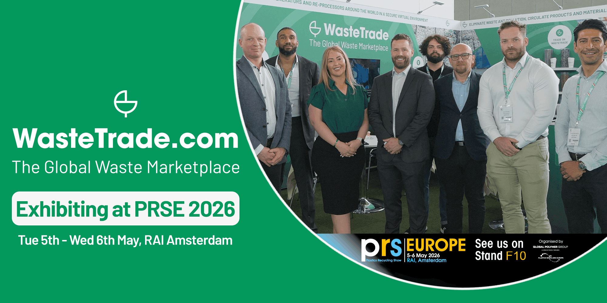 WasteTrade Returns to PRSE Amsterdam 2026 | Stand No. F10